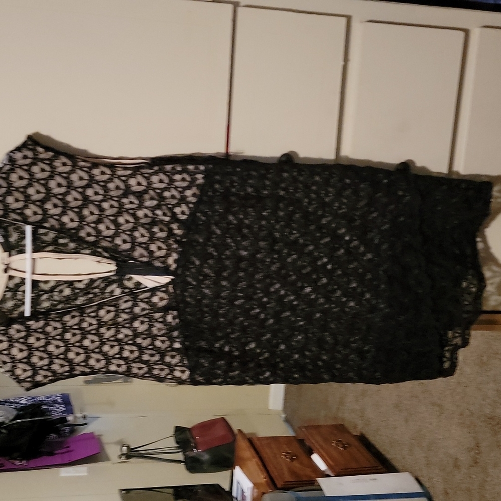 Kiss Milk Black Lacey Dress